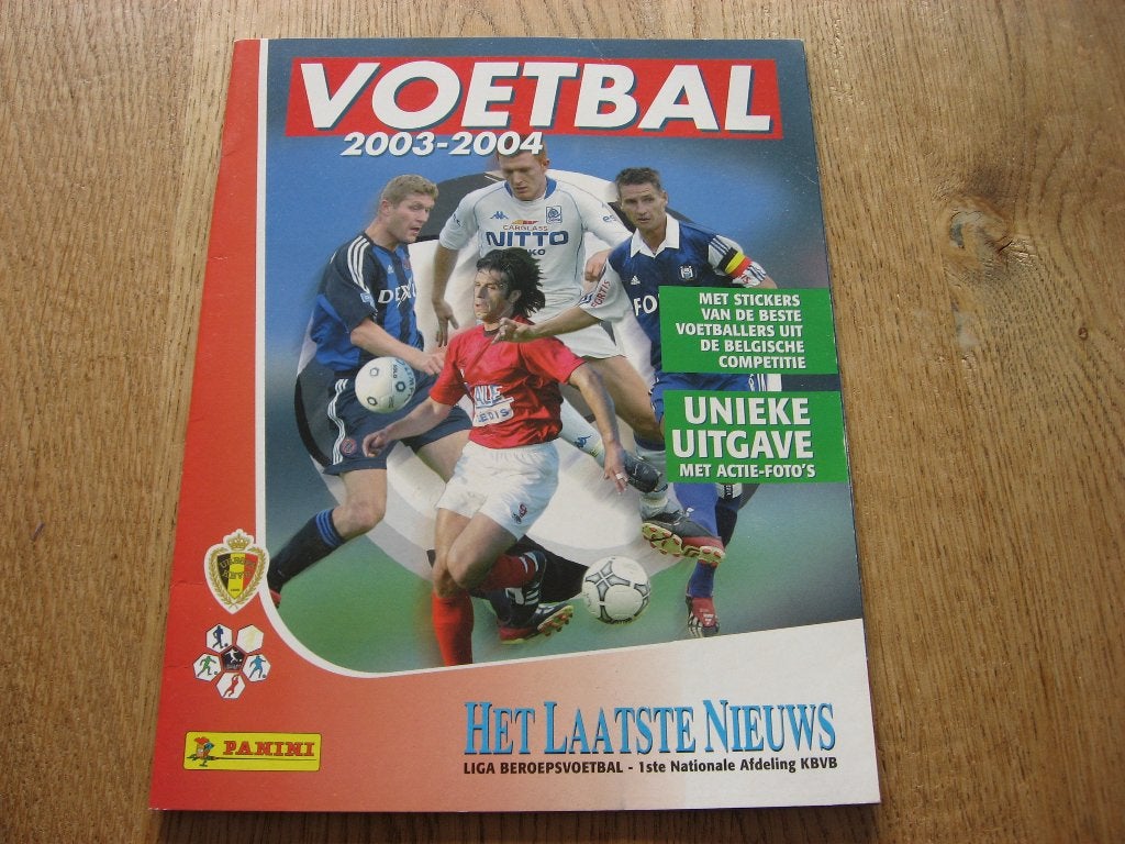 Voetbal 2003-2004 Compleet Panini Boek Zie Foto's, Ophalen of Verzenden, Nieuw, Poster, Plaatje of Sticker