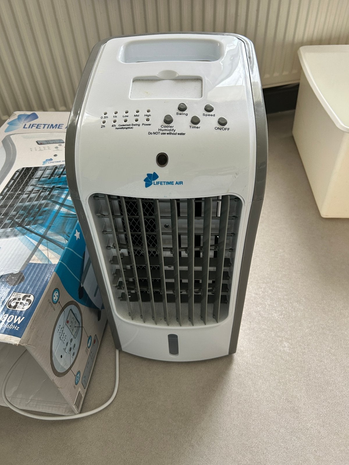 Air cooler, Ophalen, Zo goed als nieuw