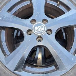 PNEUX SUR JANTES OZ - MSW, Auto-onderdelen, Banden en Velgen, Ophalen, Gebruikt, Velg(en), 17 inch