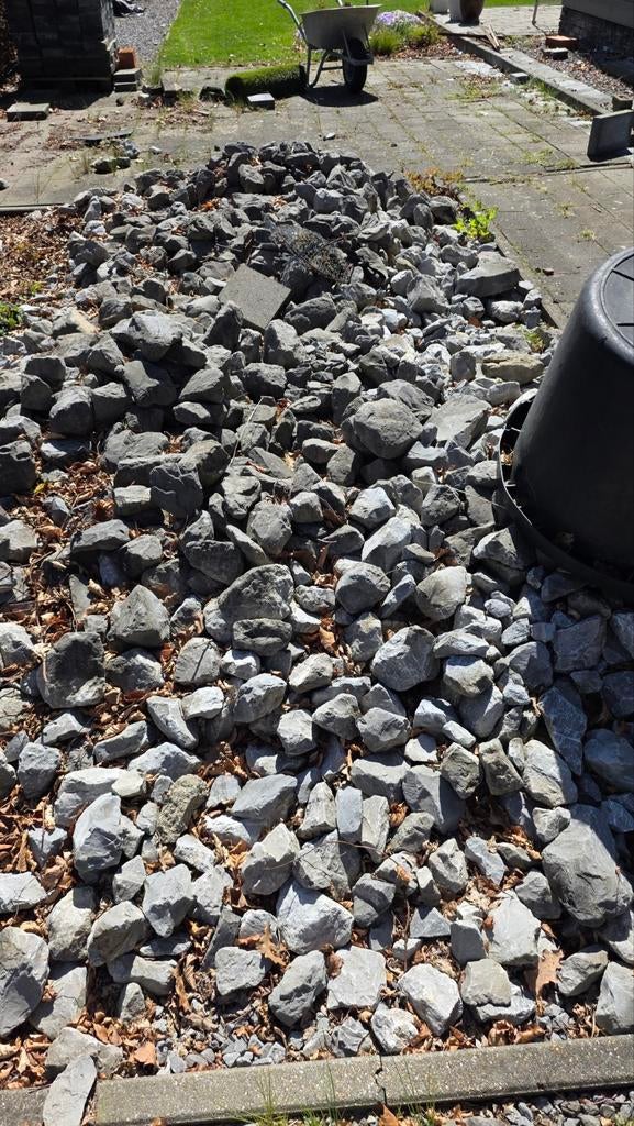 Steen voor tuin ongeveer 5m2, Tuin en Terras, Grind, Keien en Split, Ophalen
