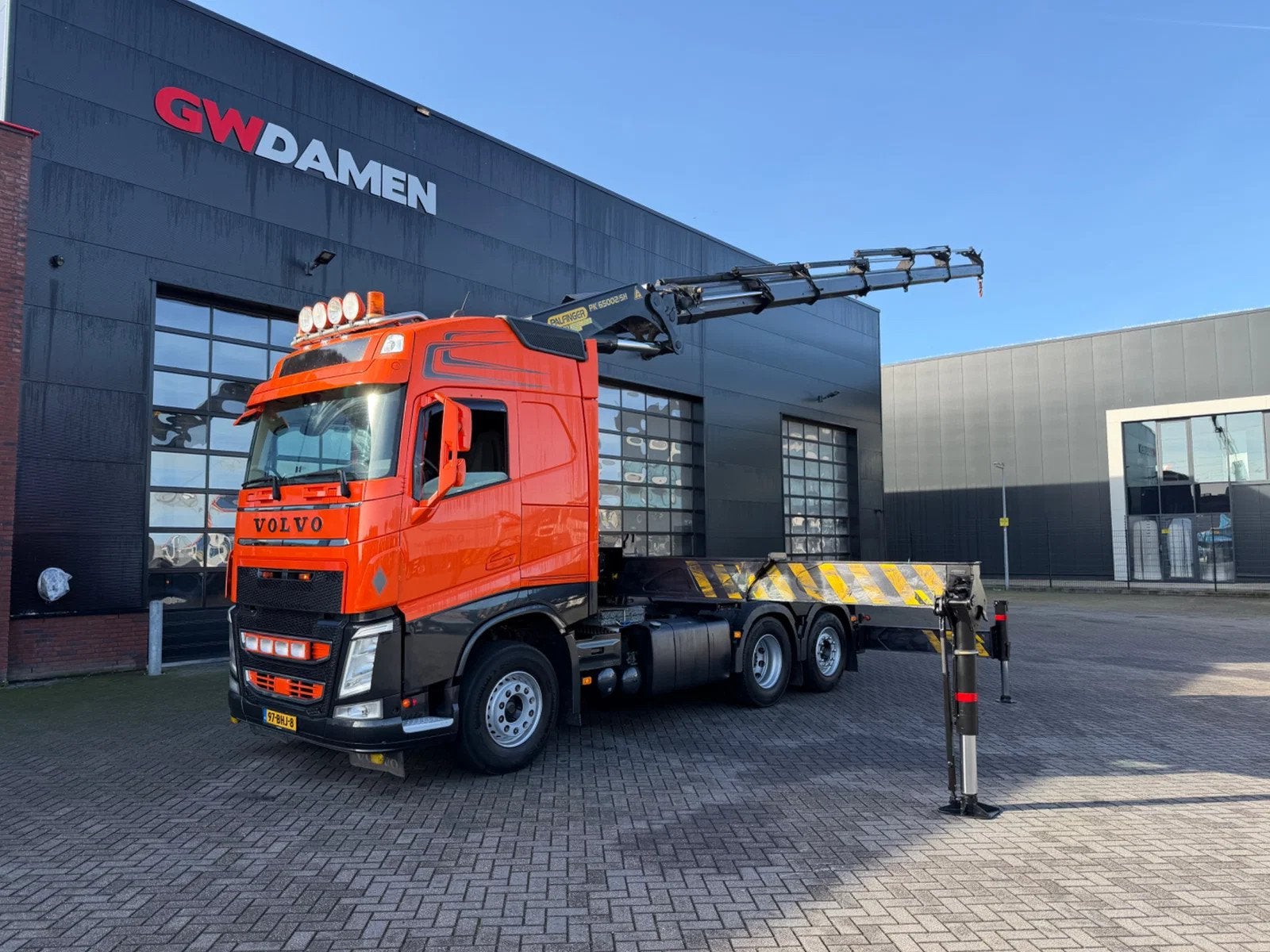 Volvo FH 460 6x2 Palfinger PK 65002-SH E Euro 6 (bj 2016), Auto's, Automaat, Adaptive Cruise Control, Overige kleuren, 338 kW