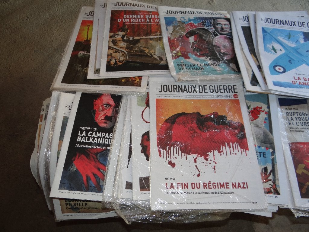 journaux de guerre, Enlèvement, 1940 à 1960, Journal ou Magazine