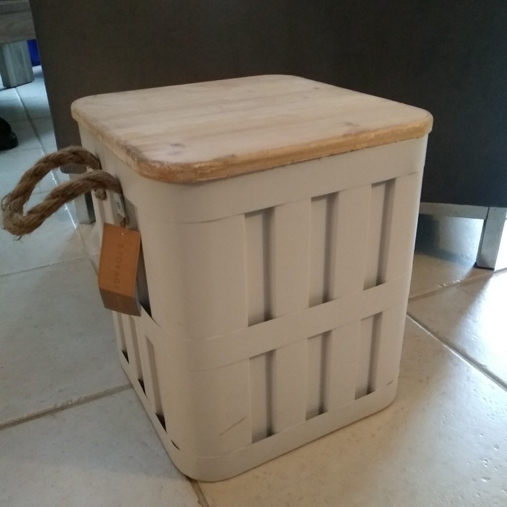 coffre à linge / rangement divers, Enlèvement ou Envoi, Comme neuf, Moins de 50 cm, Métal