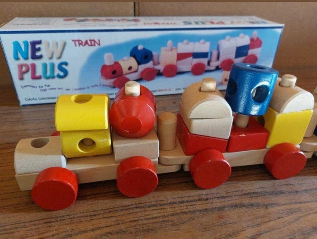 Houten trein, Kinderen en Baby's, Ophalen of Verzenden