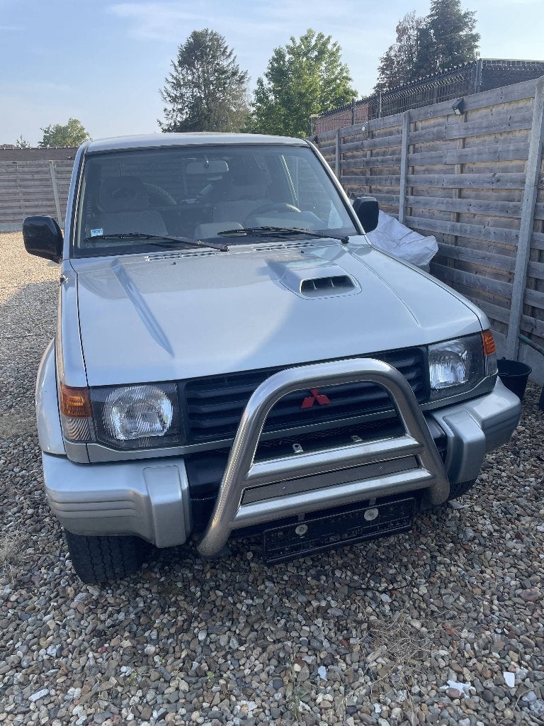 TE KOOP Mitsubishi pajero 2  oldtimer, 94 kW, Stof, Grijs, Particulier