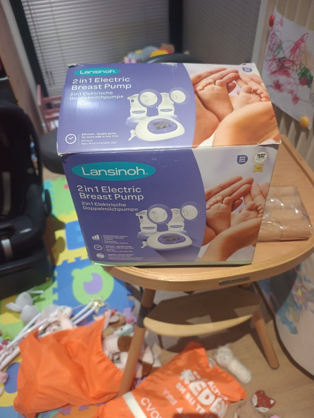 Lansinoh 2 in 1 breast pomp, Ophalen