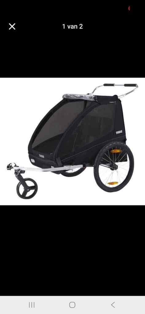 Fietskar en + buggy new in doos nog, Ophalen of Verzenden