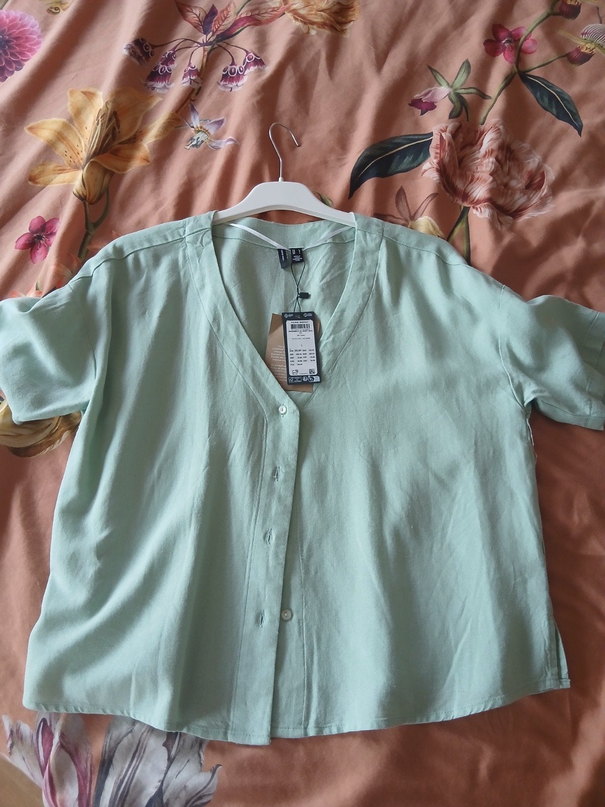 44 !NIEUW! katoen/linnen, Vero Moda, Maat 42/44 (L), Nieuw, Ophalen of Verzenden