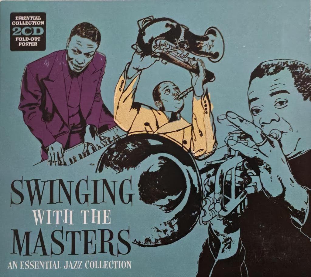 SWINGING WITH DE MASTERS - An essential jazz collection 2CD, Ophalen of Verzenden, 1960 tot 1980, Zo goed als nieuw, Jazz