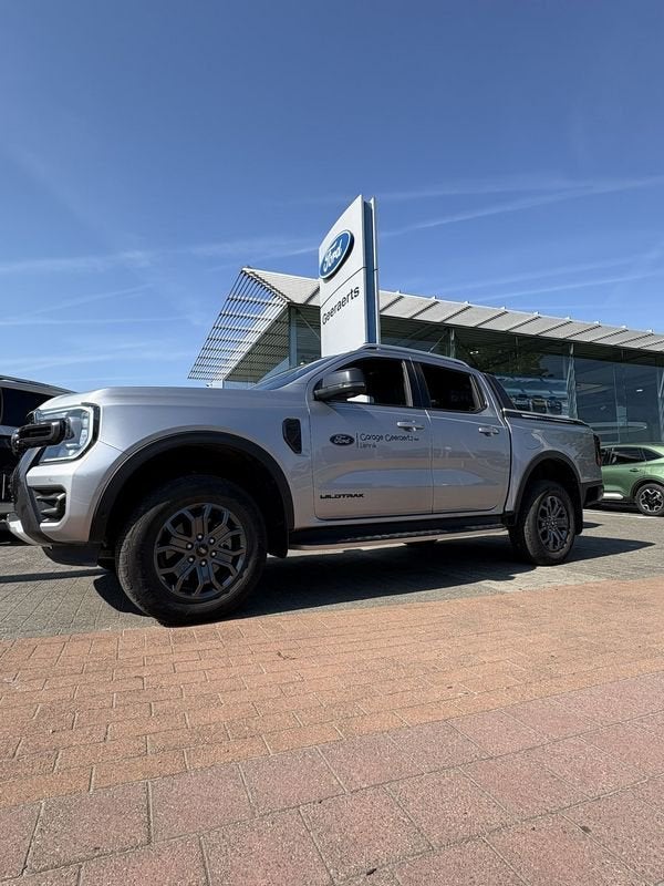 Ford Ranger EcoBlue A10 e-4WD Wildtrak, Auto's, Automaat, Gebruikt, Zwart, 4 cilinders