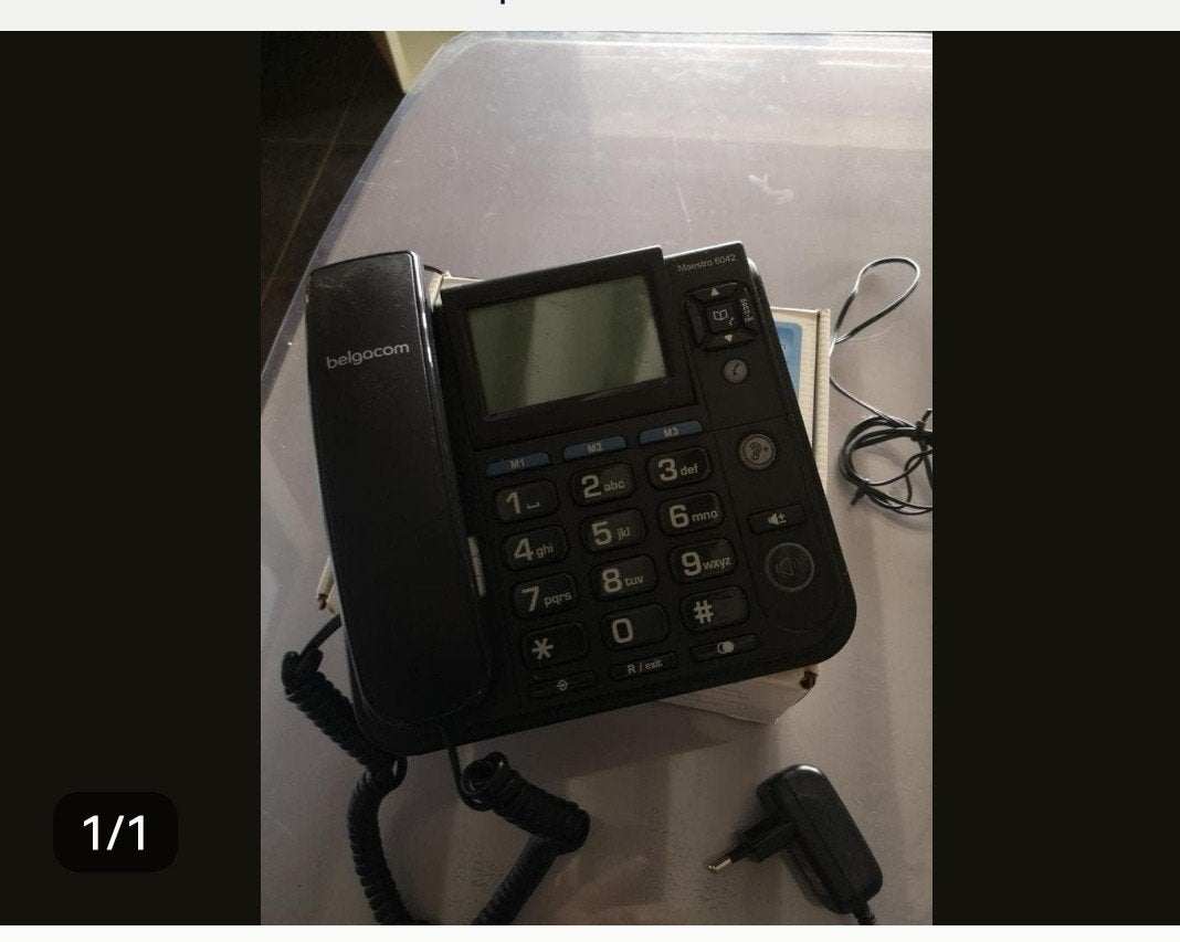 Téléphone grosses touches, Enlèvement