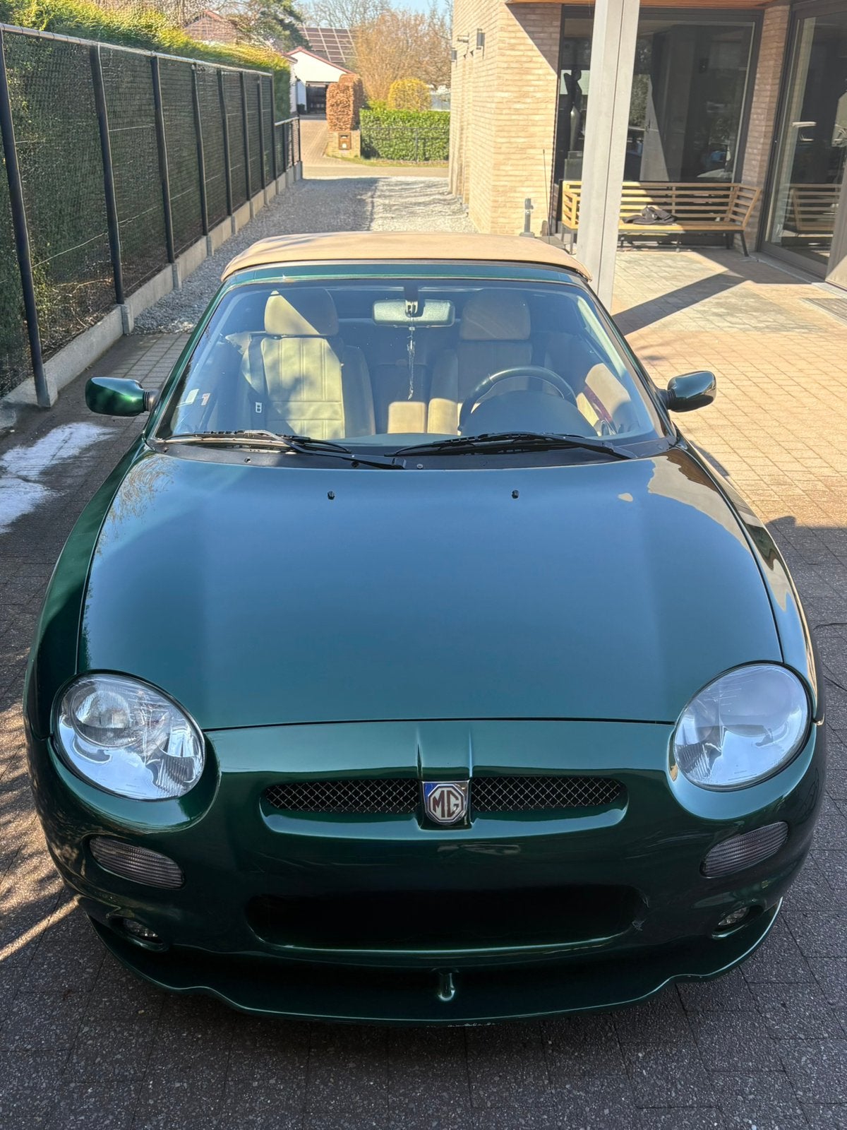 Mgf in Britisch racing green, Autos, MG, Cuir, Achat, Boîte manuelle, 2 portes