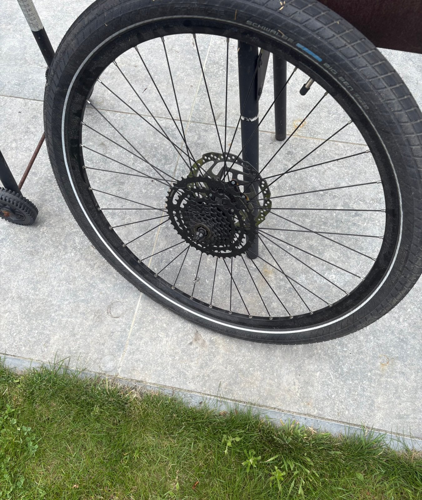Fietswiel met schijfrem en deel derailleur, Fietsen en Brommers, Ophalen, Zo goed als nieuw