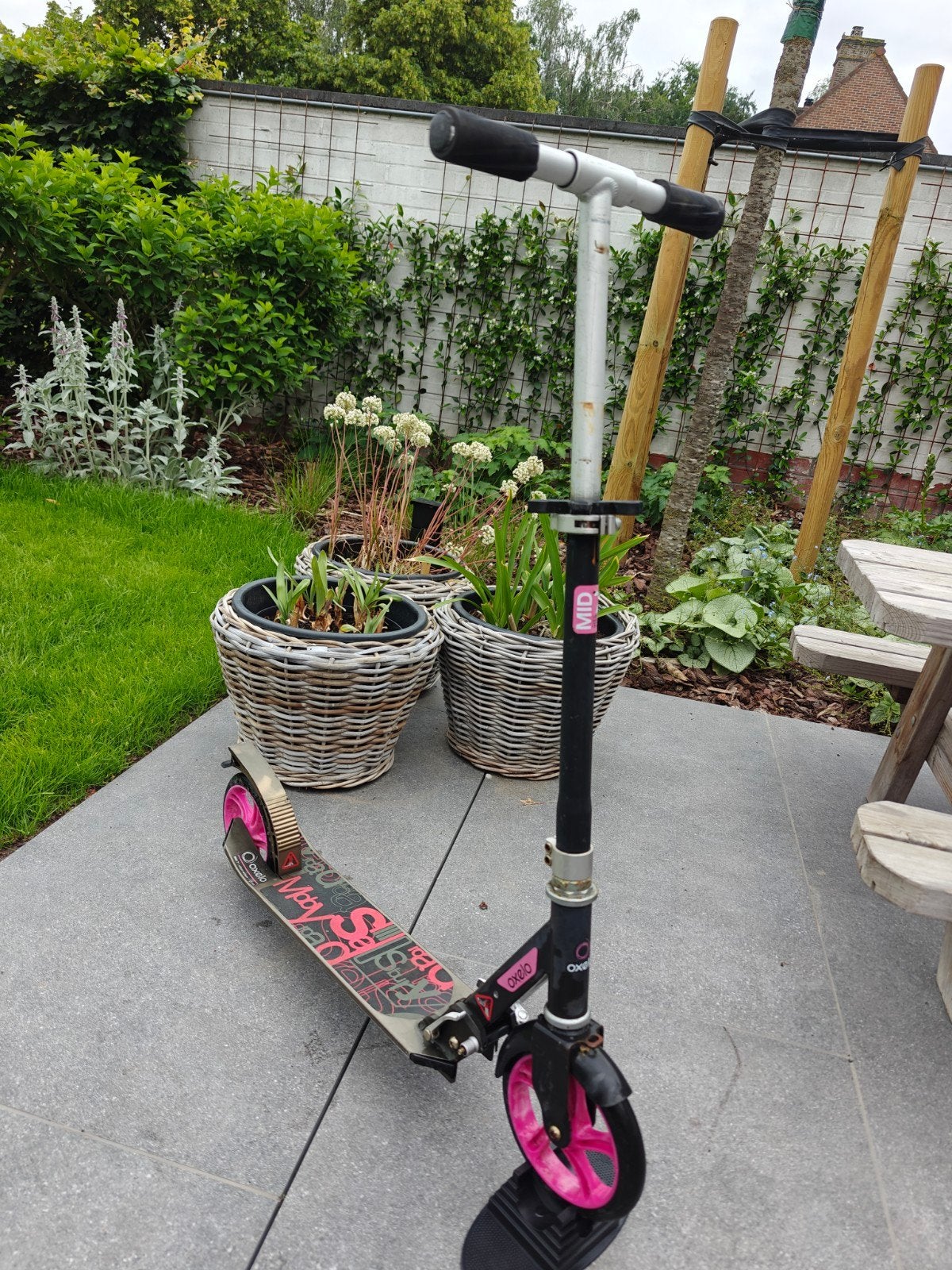 Step oxelo mid7 (Decathlon), Vélos & Vélomoteurs, Trottinettes, Enlèvement, Utilisé