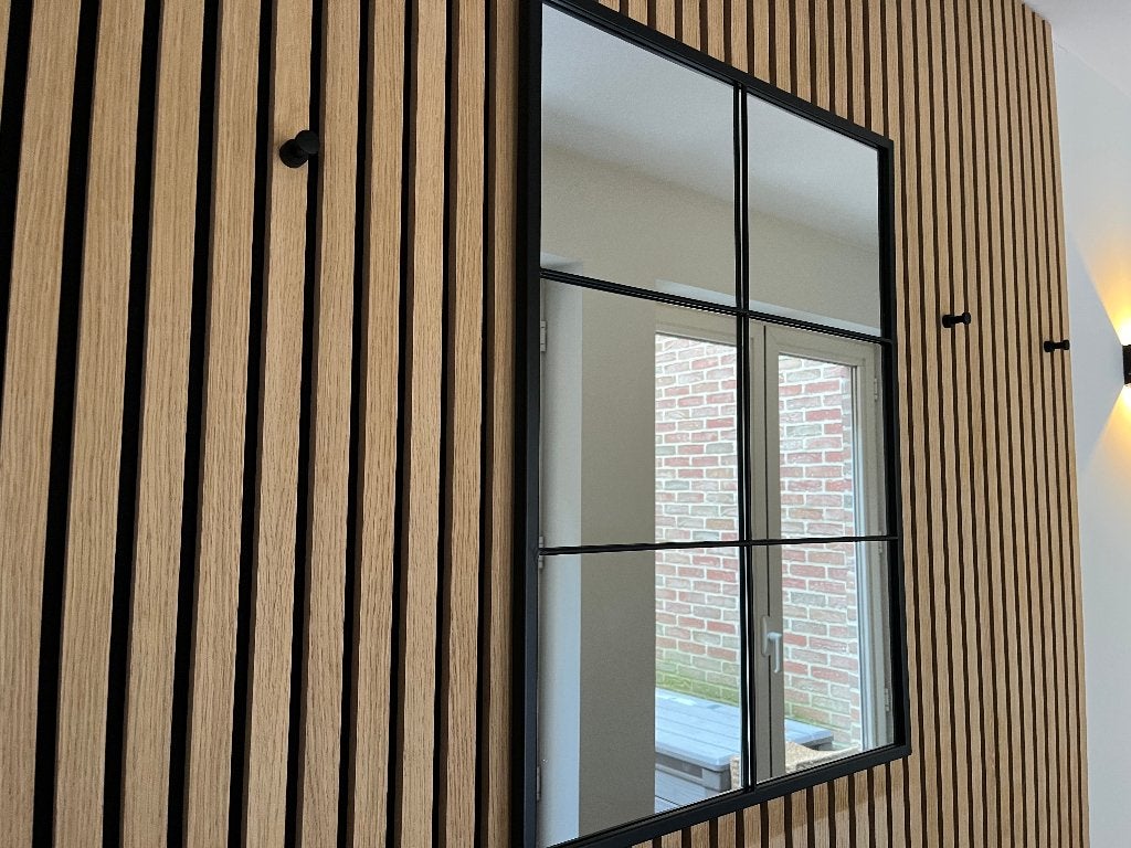 spiegel, Huis en Inrichting, Woonaccessoires | Spiegels, Ophalen, Zo goed als nieuw, Minder dan 100 cm, Rechthoekig