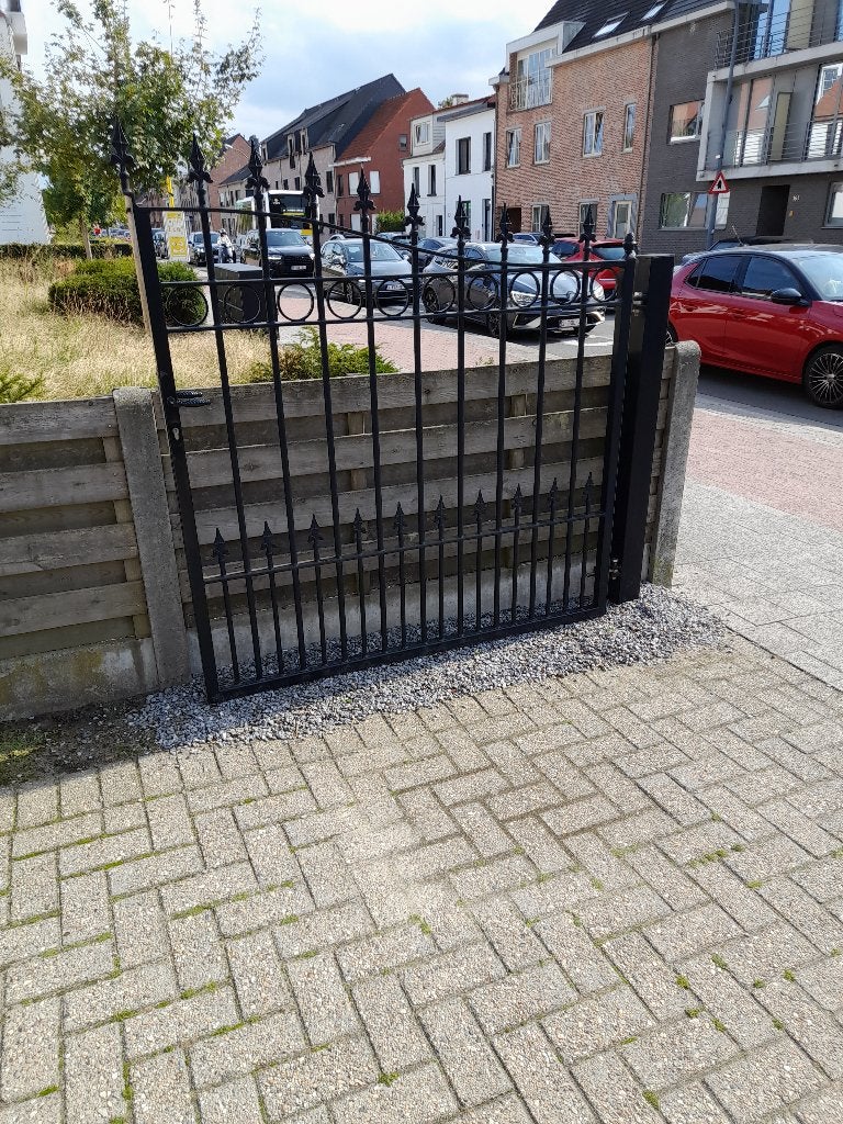 klassieke smeedijzeren draaipoorten, Tuin en Terras, Ophalen, Gebruikt, IJzer, Sierhekwerk
