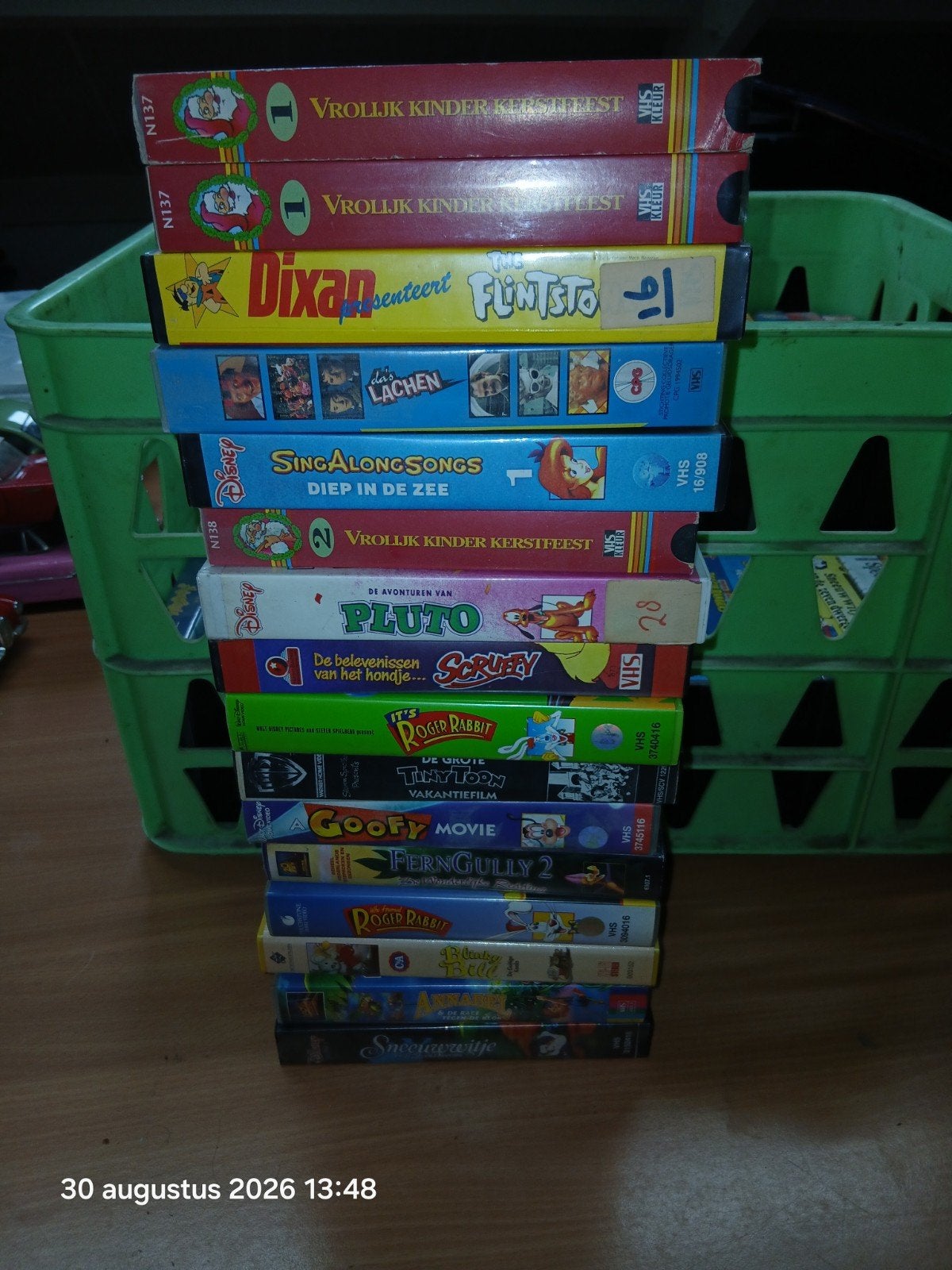 Disney teken films, Cd's en Dvd's, VHS | Kinderen en Jeugd, Ophalen, Nederlands, VHS