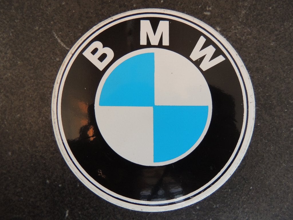 BMW Logo sticker, Verzenden, Zo goed als nieuw