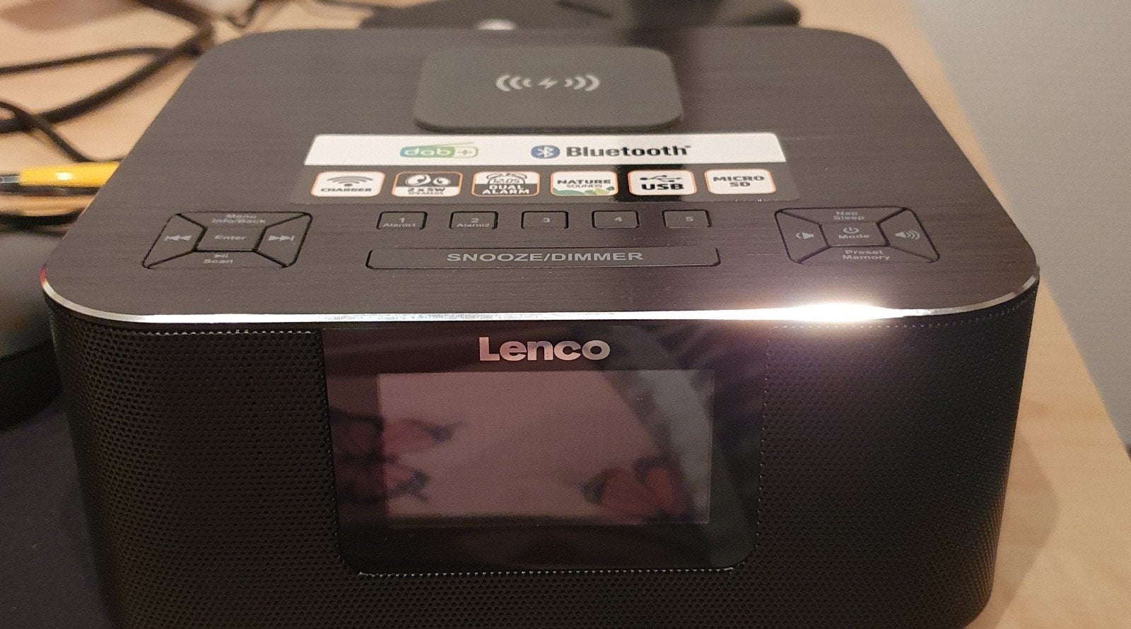 Lenco klokradio dab+, Ophalen