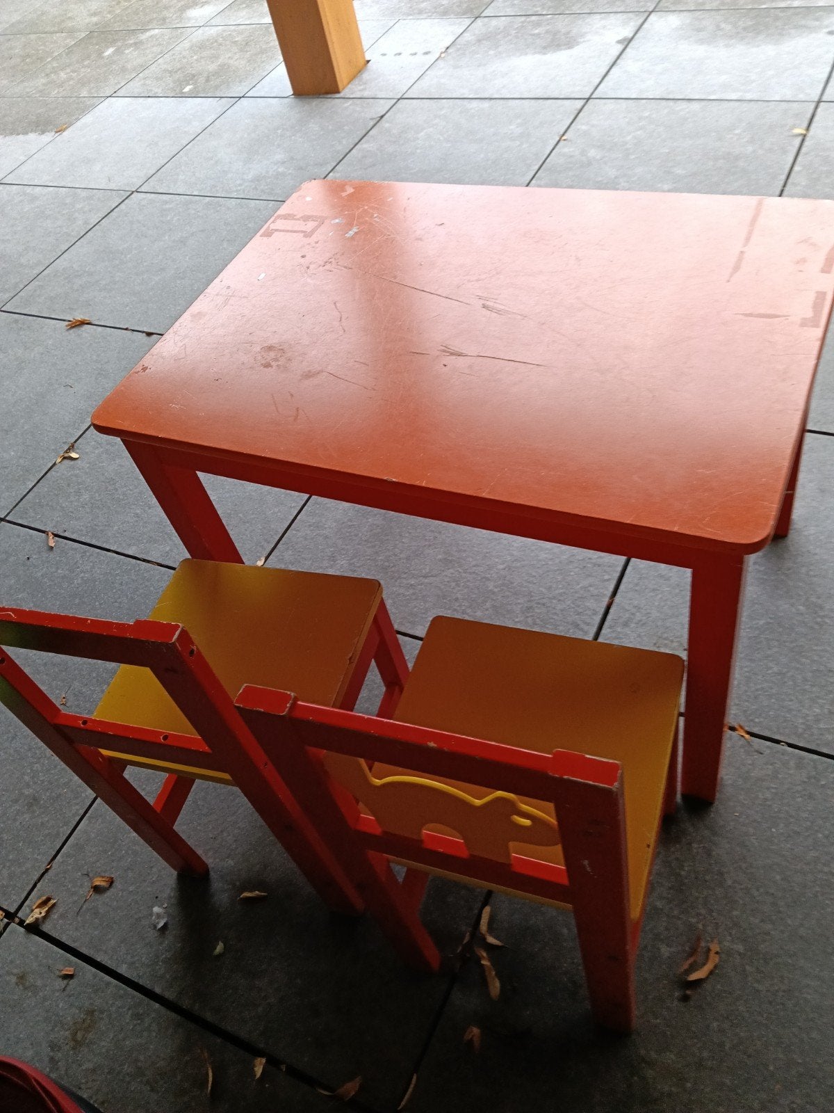 tafeltje met 2 stoeltjes, Enlèvement, Comme neuf, Table(s) et Chaise(s)