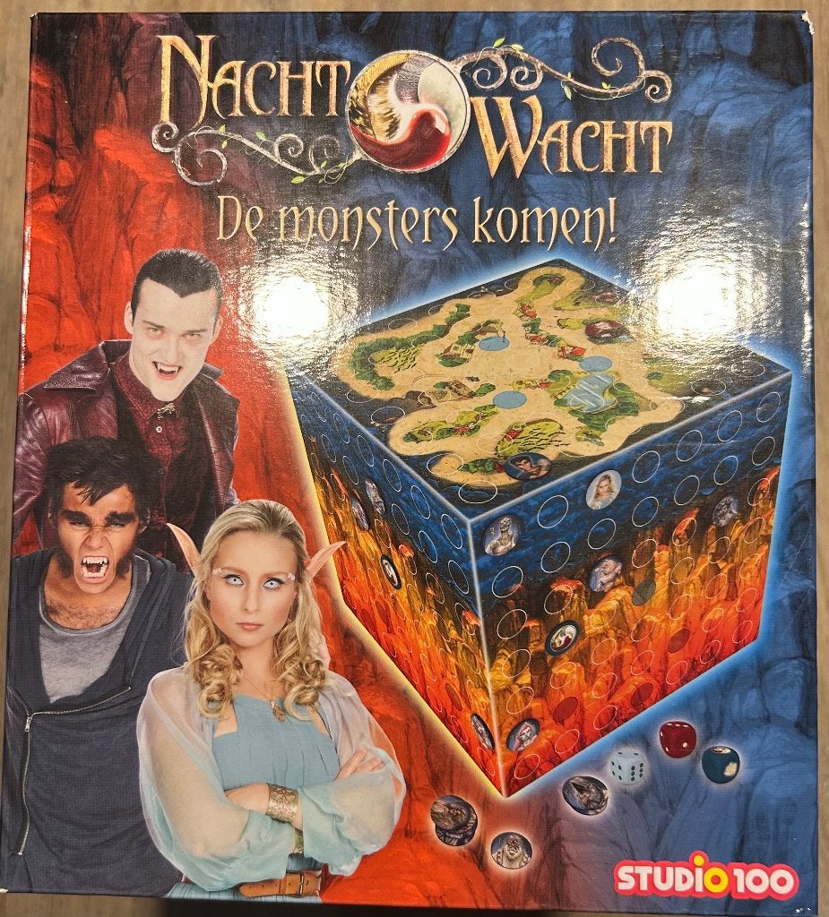 De monsters komen - de Nachtwacht, Een of twee spelers, Ophalen, Zo goed als nieuw, Studio 100