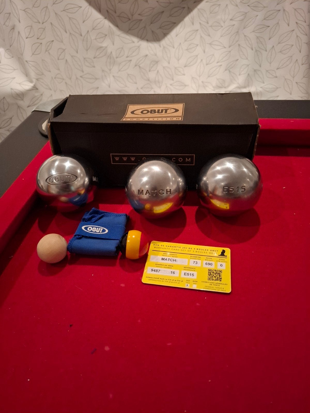 Obut petanque wedstrijd sets prijzen vanaf € 75,-, Enlèvement ou Envoi