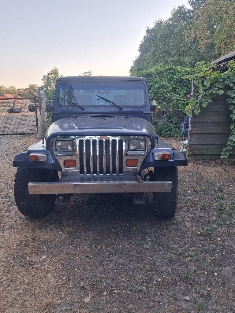 Wrangler jeep oldtimer 93, Auto's, 2500 cc, Blauw, Handgeschakeld, Particulier