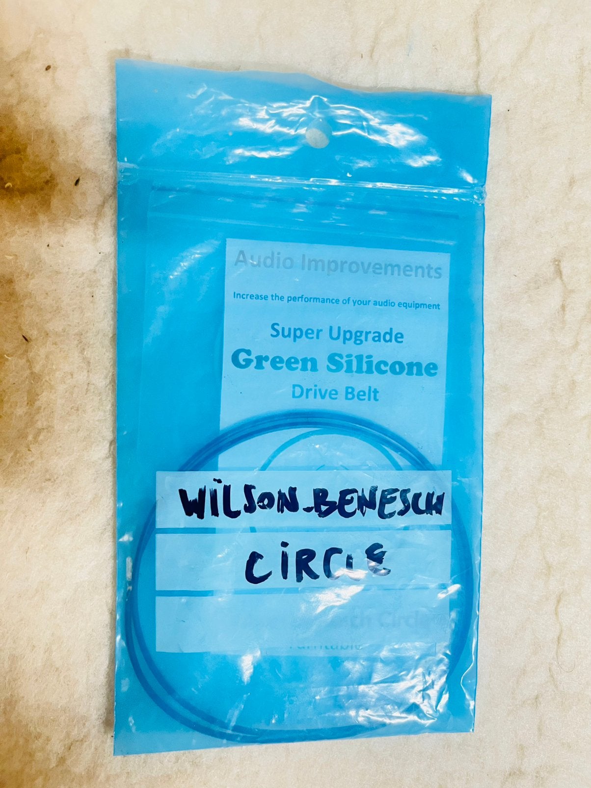 Wilson Benesch Circle aandrijf riemen groot & klein, Ophalen of Verzenden, Nieuw, Platenspeler-onderdeel, Overige merken