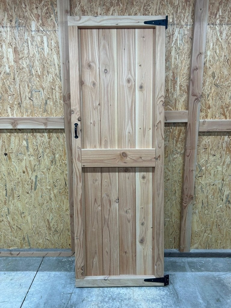 staldeur Douglas (kaarsrecht), Tuin en Terras, Ophalen, 200 cm of meer, Minder dan 100 cm, Zo goed als nieuw