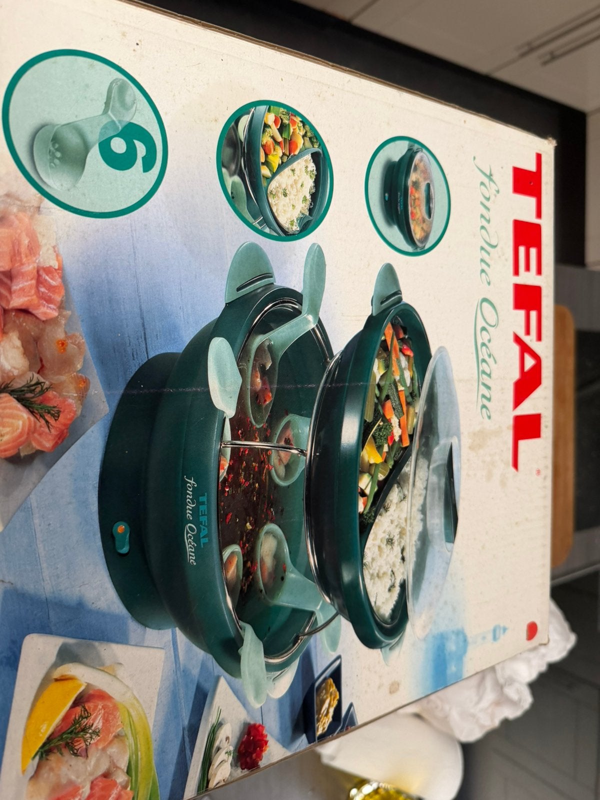 tefal fondue set, Elektronische apparatuur, Gourmetstellen, Ophalen, Zo goed als nieuw