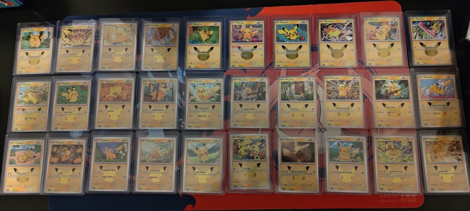 30th celebration kaarten. hits., Hobby en Vrije tijd, Ophalen, Nieuw, Meerdere kaarten, Foil