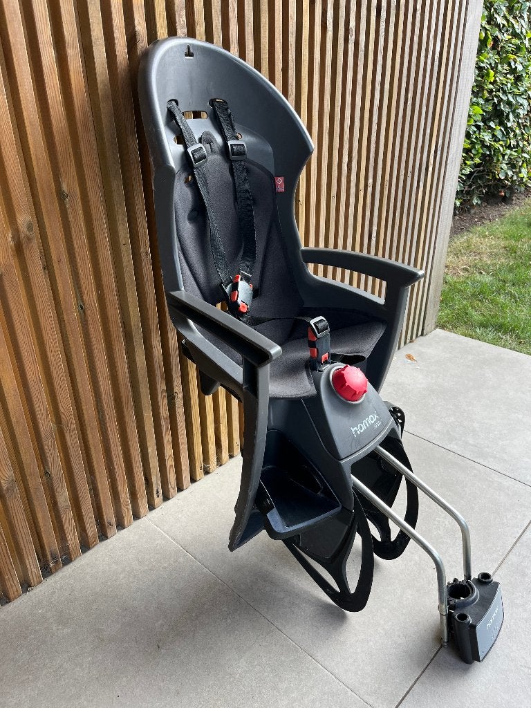 Fietszitje Hamax in zeer goede staat, Ophalen, Achterzitje, Gebruikt, 0 t/m 18 kg