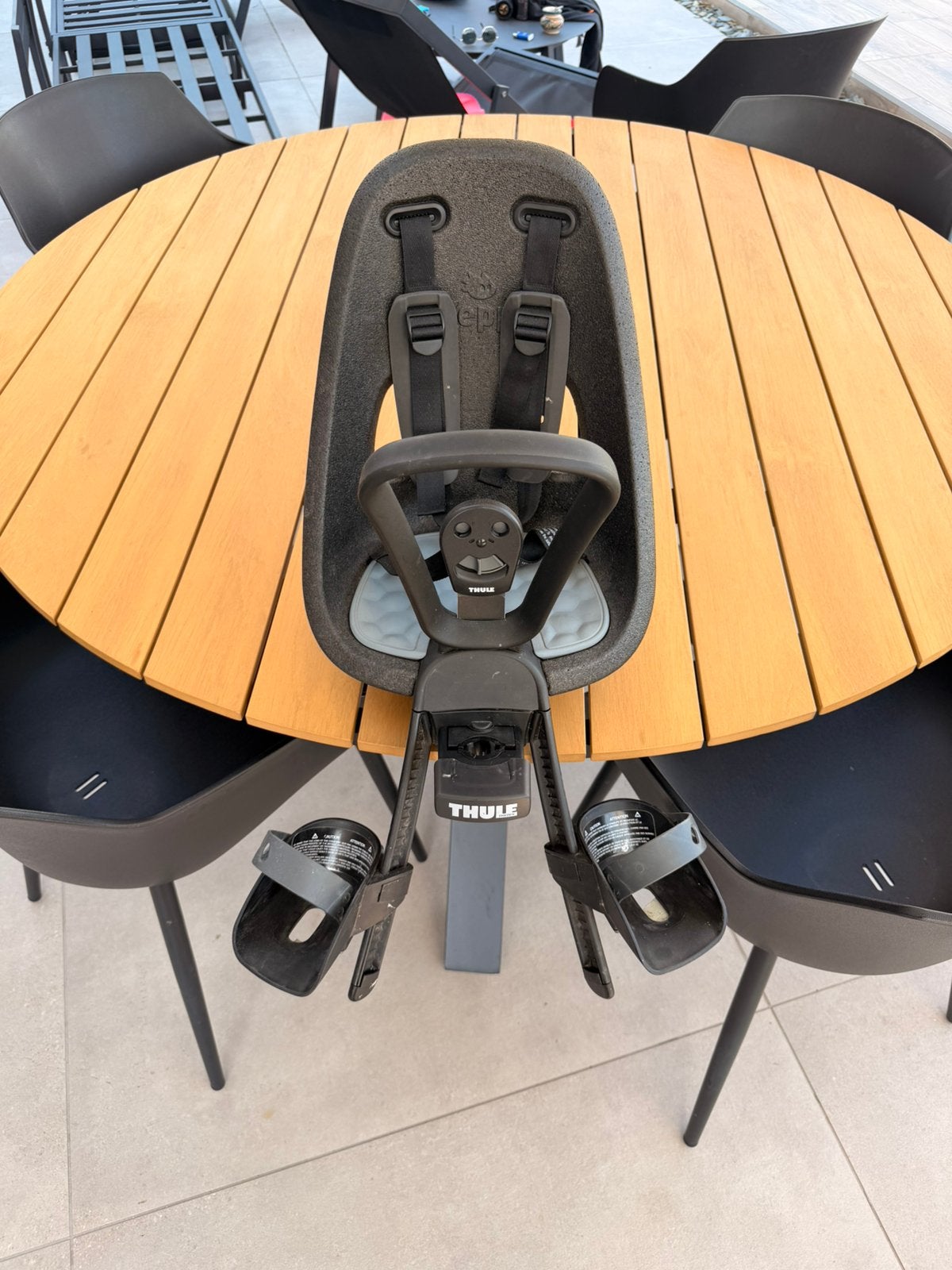 Siege vélo enfant Thule Yepp position avant, Fietsen en Brommers, Fietsaccessoires | Fietsstoeltjes, Zo goed als nieuw, Ophalen