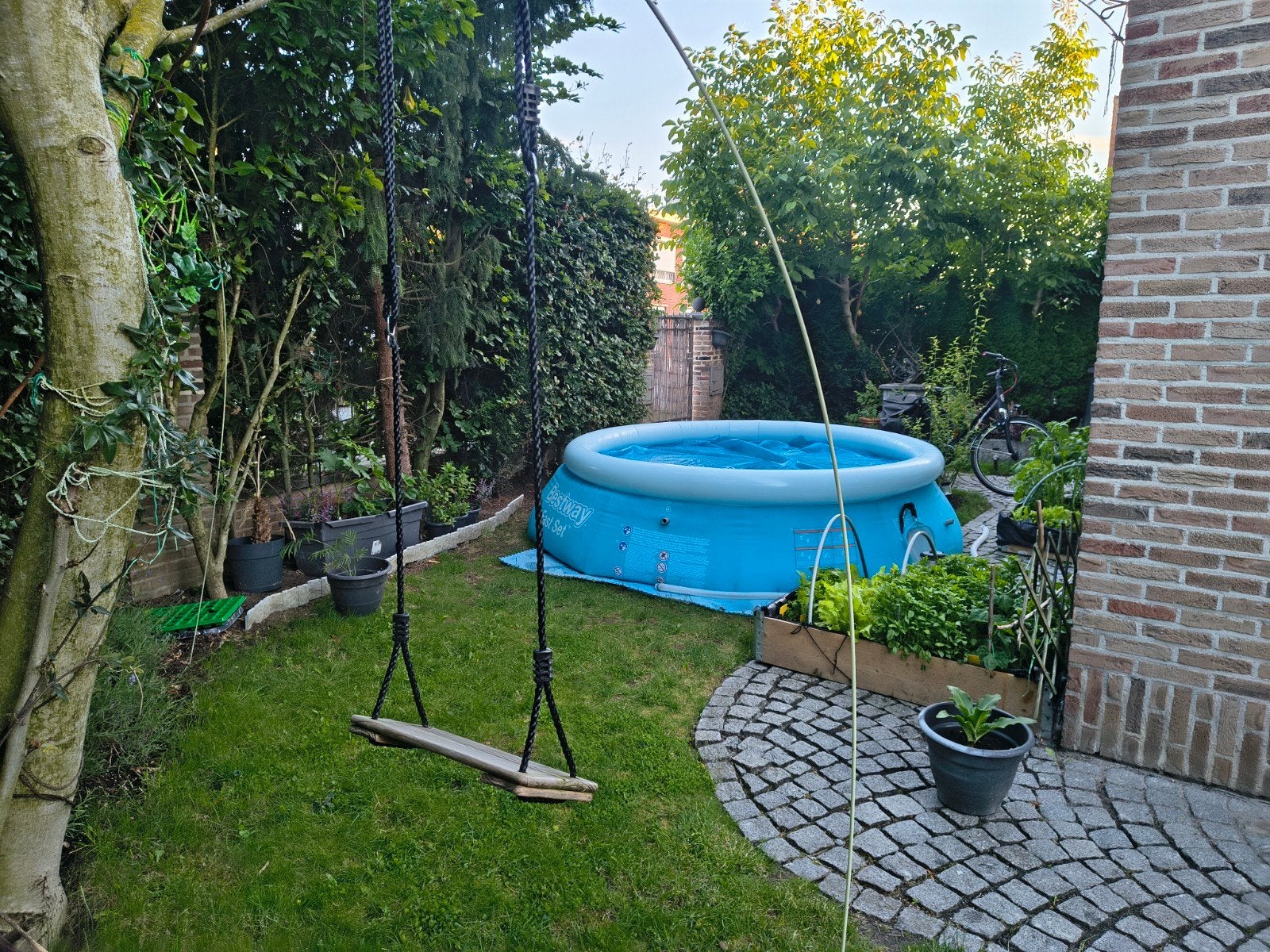 Zwembad 366 x 76 cm met filterpomp – Nieuw, Tuin en Terras, Ophalen, Minder dan 80 cm, Overige typen, Rond