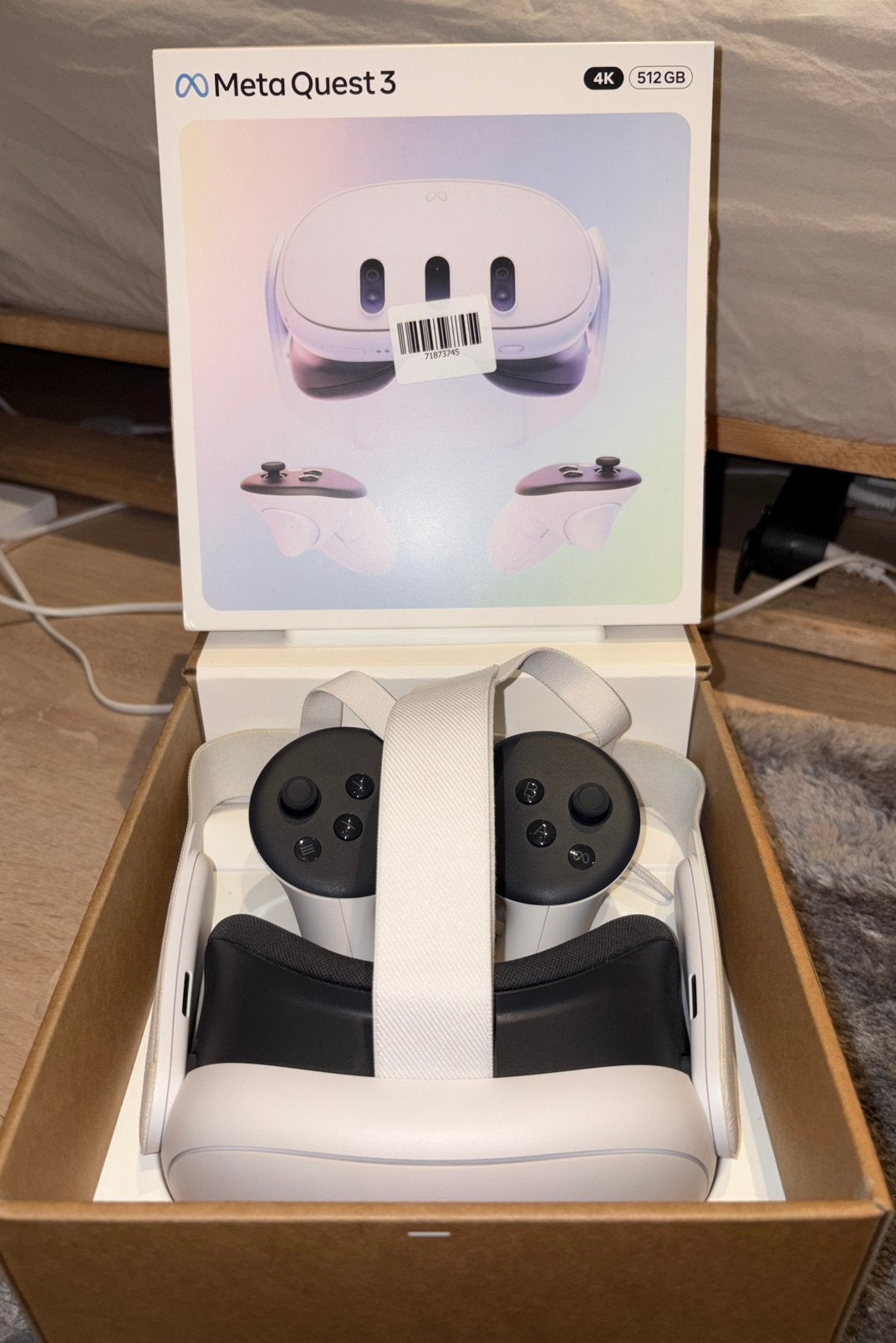 Meta Quest 3 (512GB), ZO GOED ALS NIEUW, Games en Spelcomputers, Ophalen of Verzenden, Zo goed als nieuw, VR-bril, Overige platformen