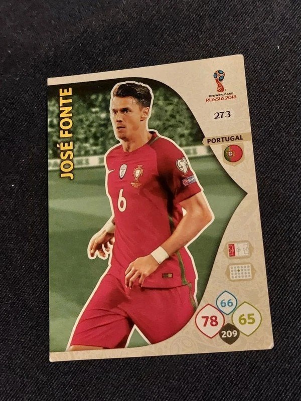 Panini / Voetbalkaart / José Fonte / Portugal / WK 2018, Ophalen of Verzenden, Zo goed als nieuw, Spelerskaart