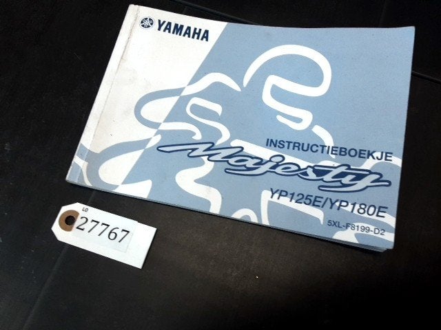 YP125 Majesty 1998 - 2002 Yamaha Instructieboek D1-62174, Motos