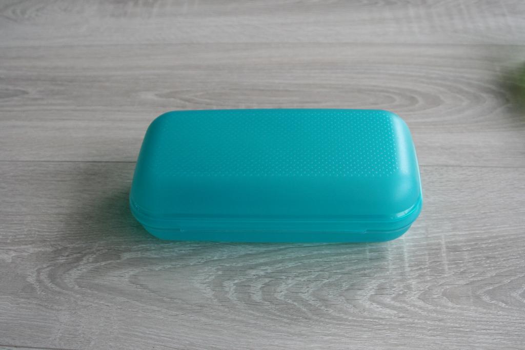 Tupperware lunchbox groot en klein, Enlèvement ou Envoi, Neuf, Bleu