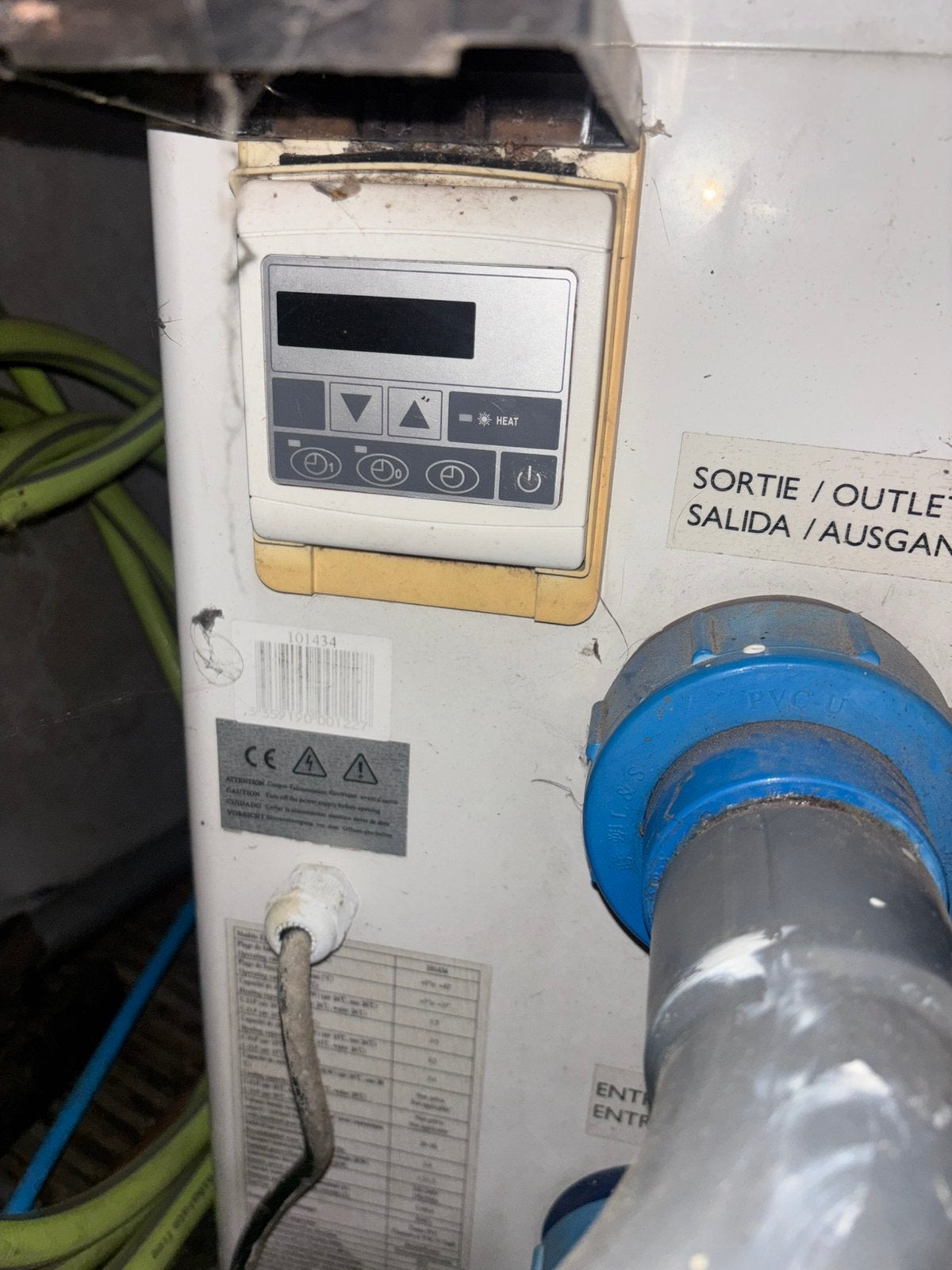 pompe à chaleur pour piscine, Enlèvement, Utilisé