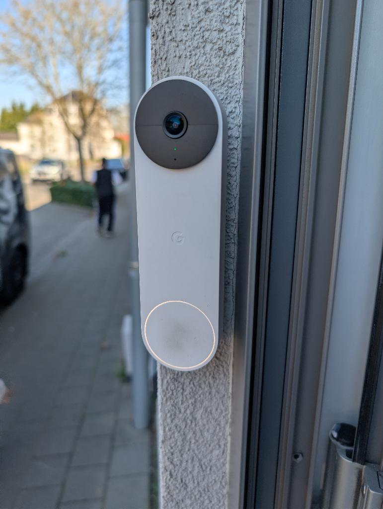 Google Nest Deurbel, Enlèvement ou Envoi, Compatible avec les smartphones, Comme neuf, Sans fil