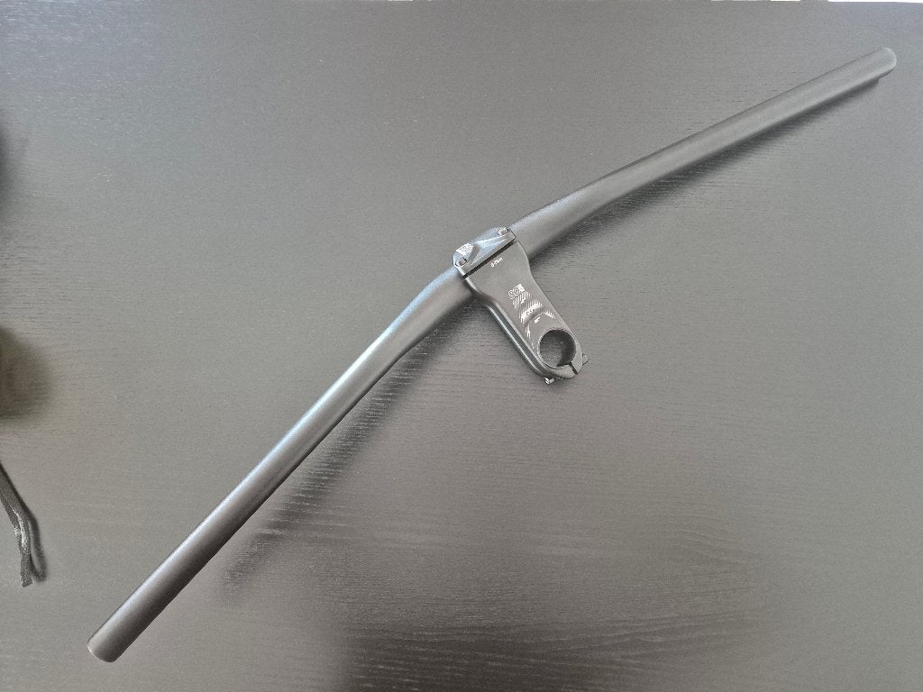 Guidon vélo 72cm + potance, Enlèvement, Utilisé, Guidon