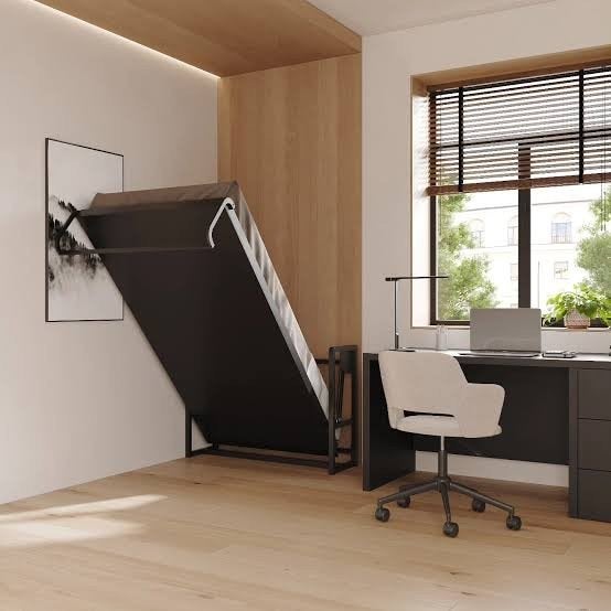 vertikaal opklapbed Cubed Boone, Huis en Inrichting, Slaapkamer | Bedden, Ophalen, 90 cm, Eenpersoons, Nieuw