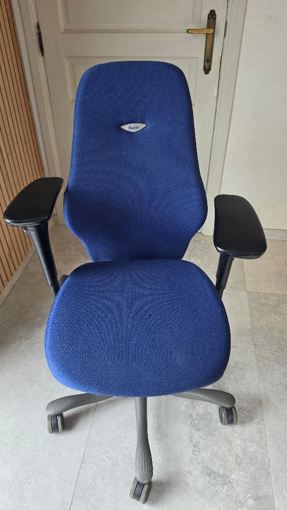 Chaise de bureau ergonomique, Comme neuf, Enlèvement, Bleu, Chaise de bureau