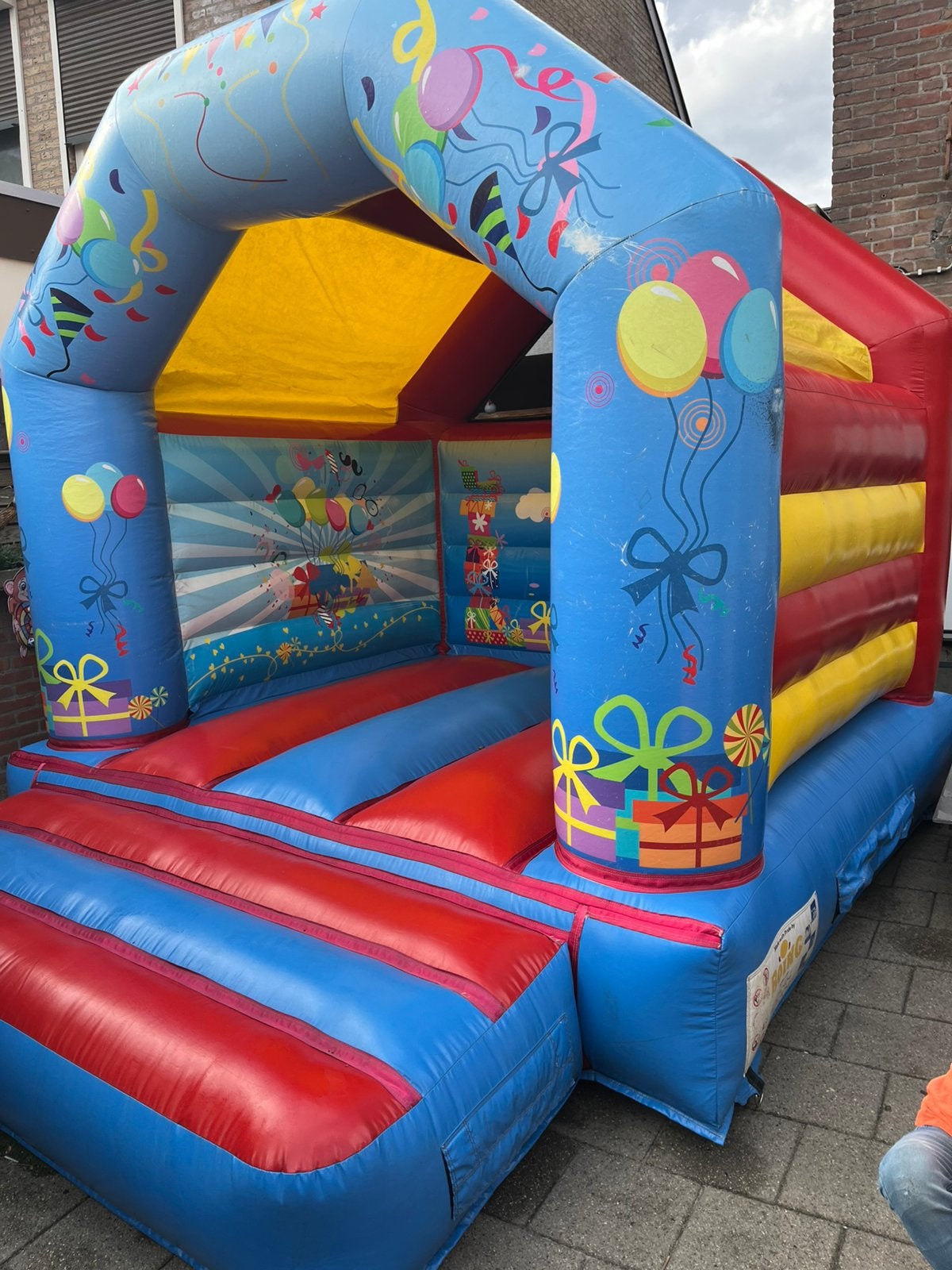 Springkasteel te koop 3x4, Hobby en Vrije tijd, Feestartikelen | Verhuur, Ophalen, Zo goed als nieuw