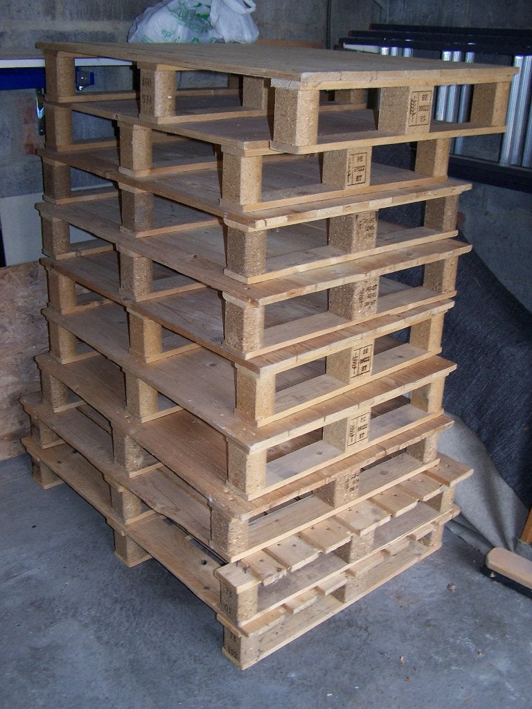Paletten, Ophalen, Nieuw, 50 mm of meer, Minder dan 200 cm