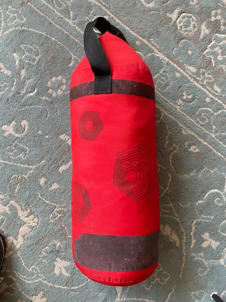 Bokszak klein/voor kids, Sport en Fitness, Ophalen, Gebruikt, Bokszak