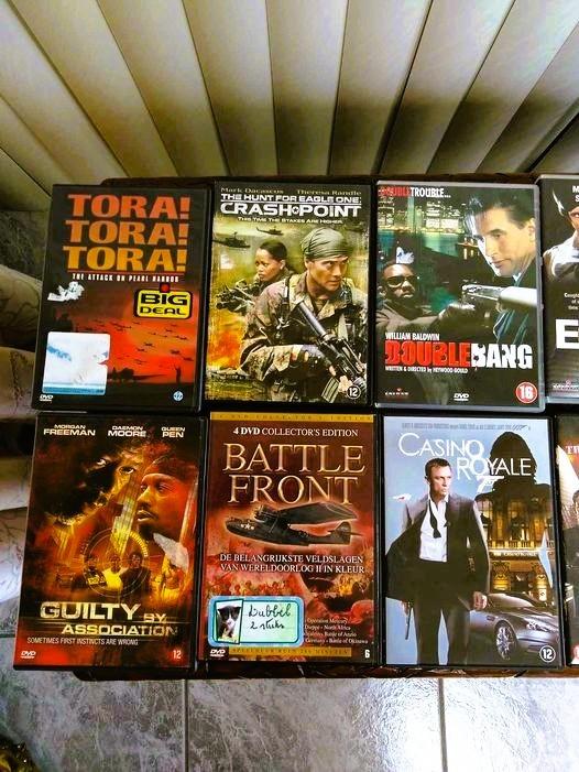 Grote DVD‑set Actie, Thriller & Oorlog 15 stuks., Cd's en Dvd's, Ophalen of Verzenden, Actie