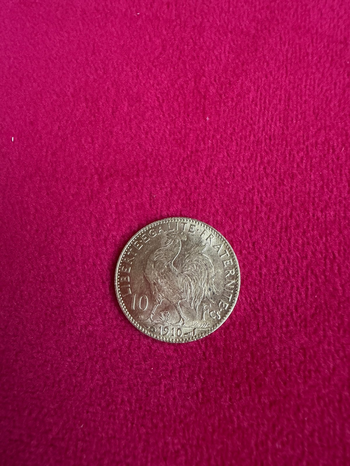10 francs coq en or, Ophalen, Goud