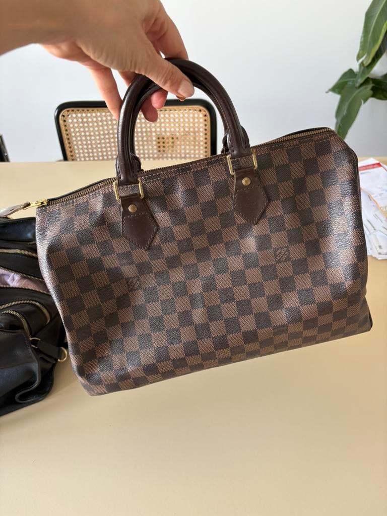 Louis Vuitton Speedy 30 – Damier Ebene, Enlèvement ou Envoi, Utilisé