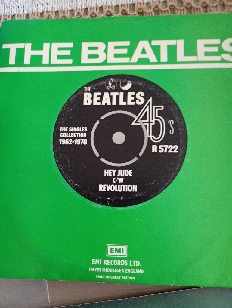 The Beatles - Hey Jude, Enlèvement ou Envoi, Pochette photo, 7 inch, Utilisé